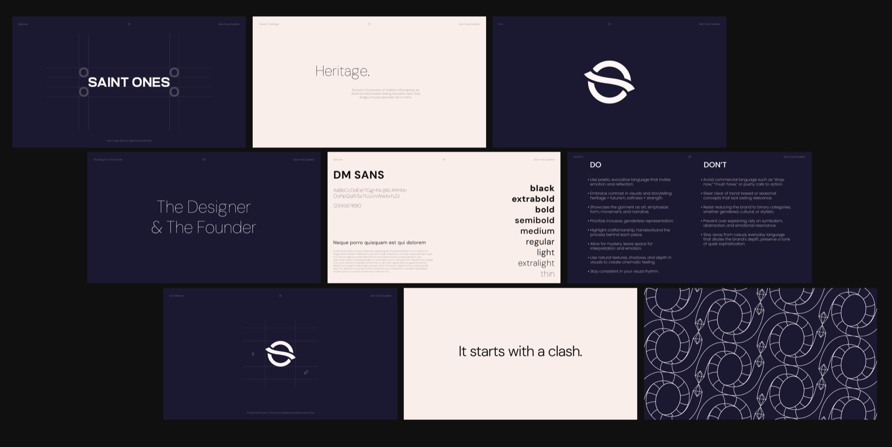 Brand guidelines, identity system and logo construction